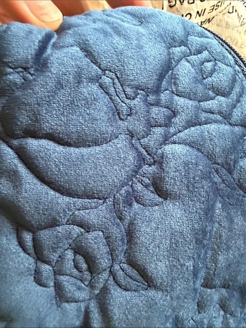 Vera Bradley quilted velvet