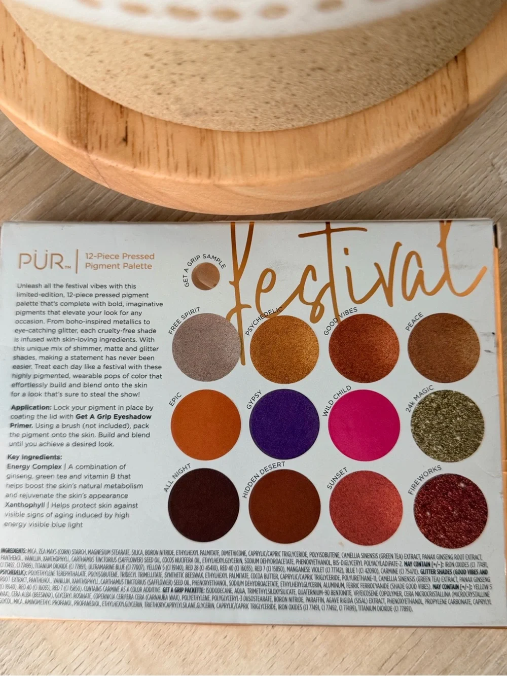 Pur professional eyeshadow