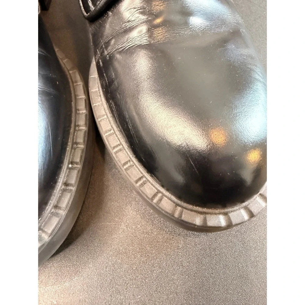 Prada leather derby