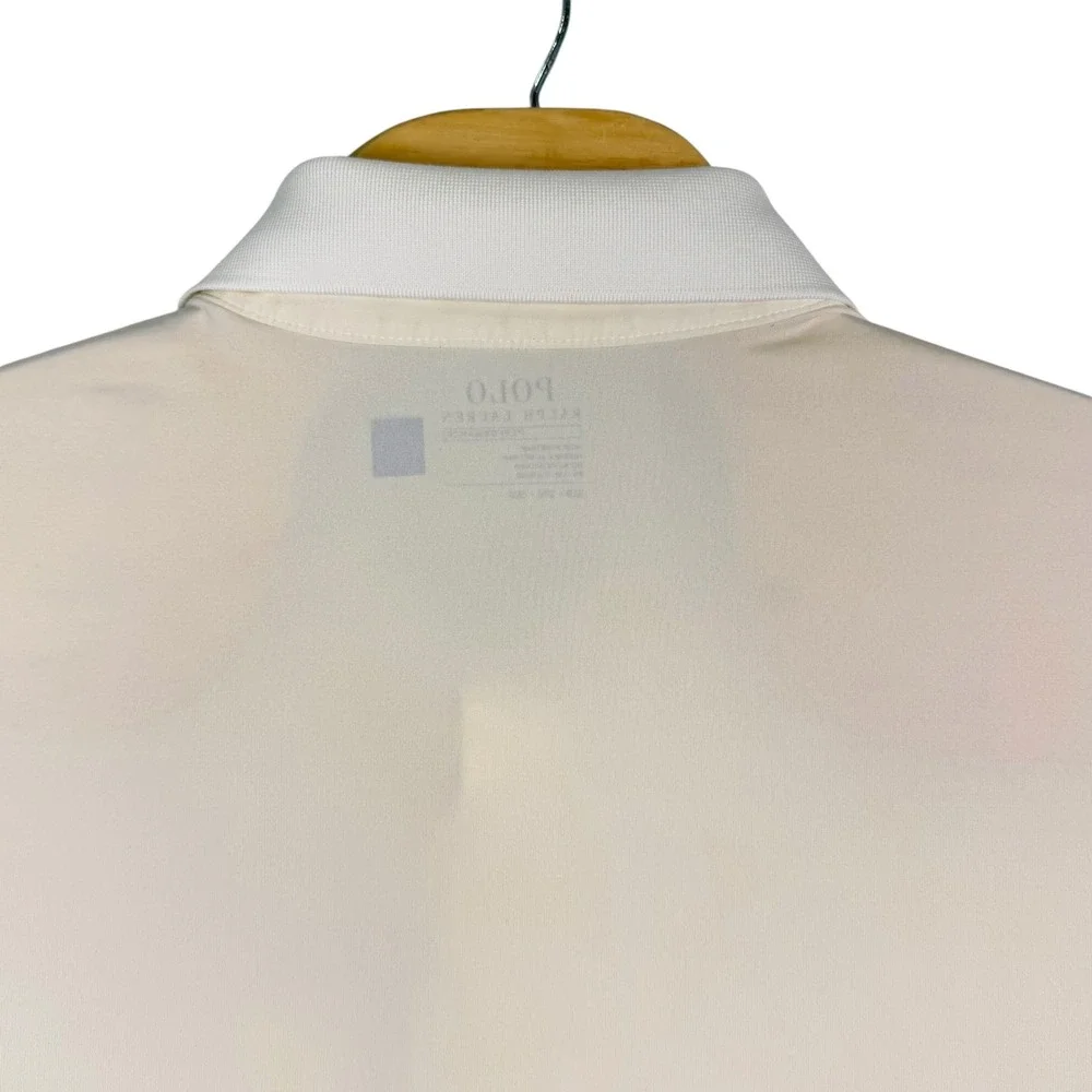 Polo Ralph Lauren Performance Polo Shirt Mens 3XB White Blue Pony Golf Stretch