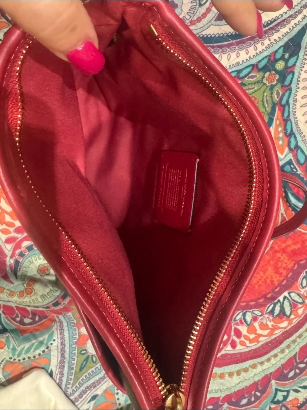Coach crossbody brown