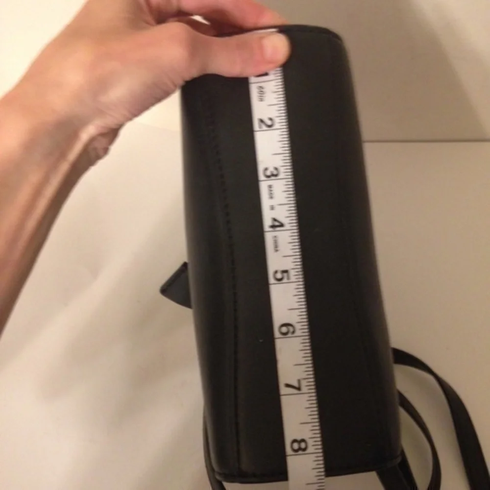 MICHAEL KORS black leather Hamilton mini  bag