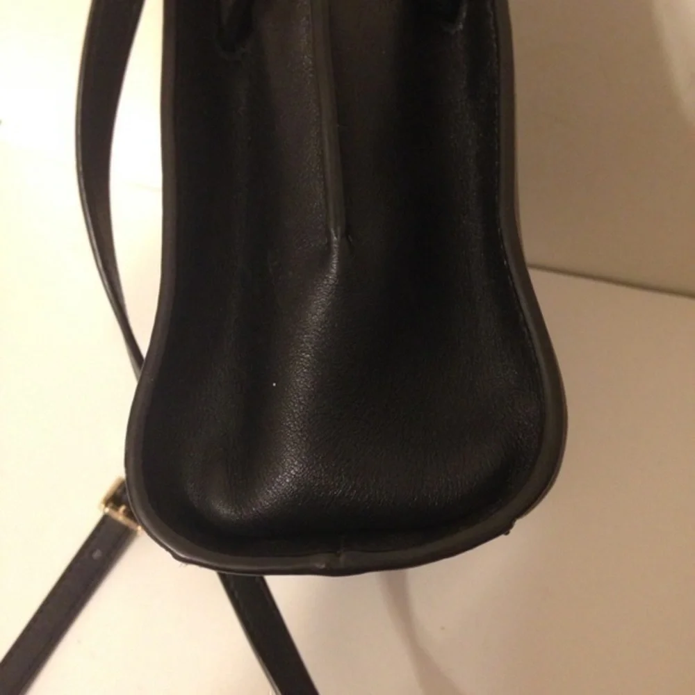 MICHAEL KORS black leather Hamilton mini  bag