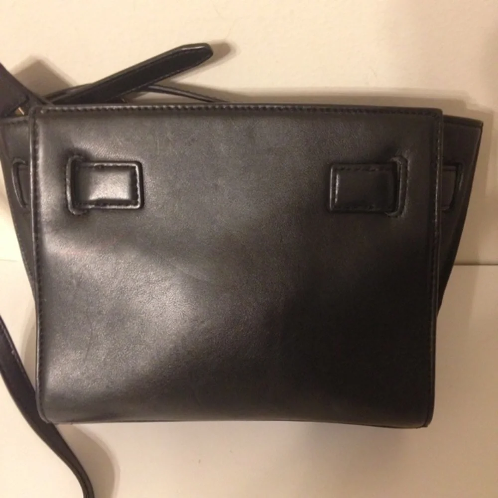 MICHAEL KORS black leather Hamilton mini  bag