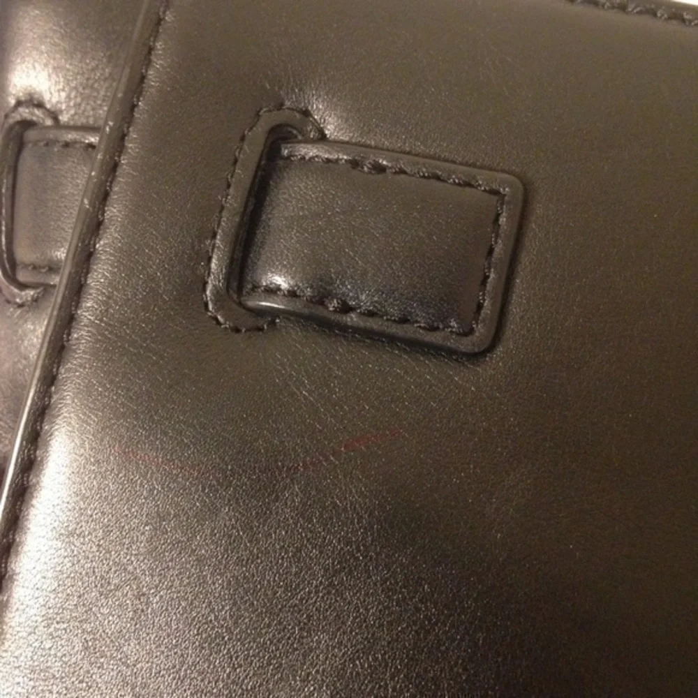 MICHAEL KORS black leather Hamilton mini  bag