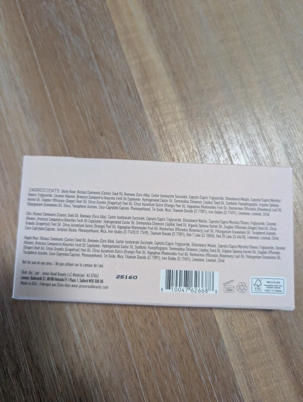 Jones Road Miracle Balm Palette