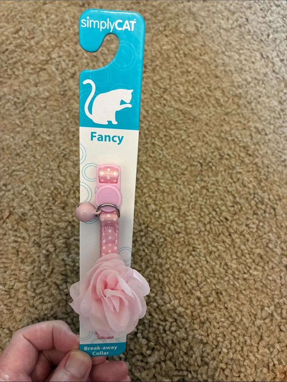 Fancy Pink Floral Break-Away Cat Collar