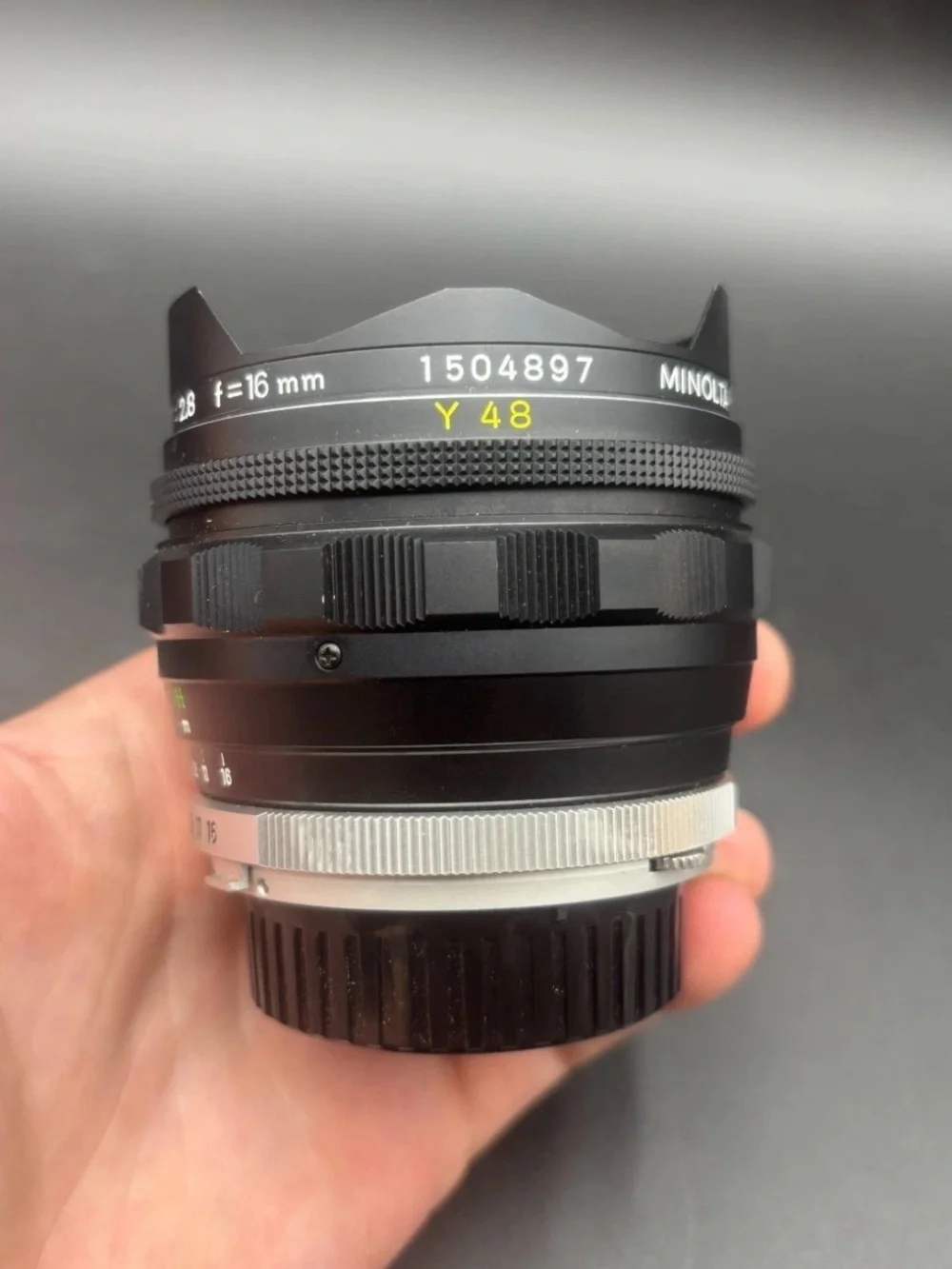 Minolta 16mm mc