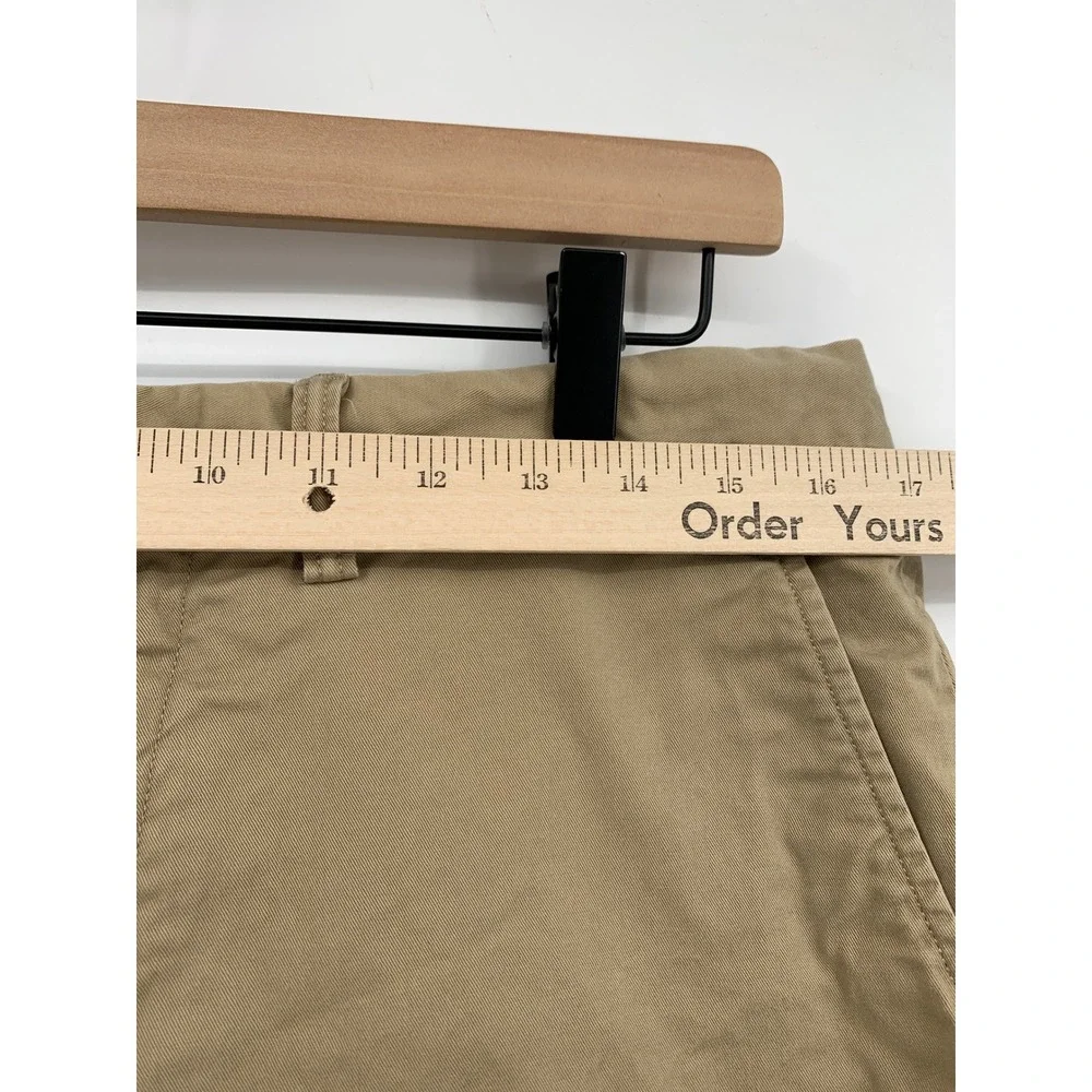Polo Ralph Lauren Shorts Mens 33 Tan Chino Stretch Classic Fit Flat Front Khaki