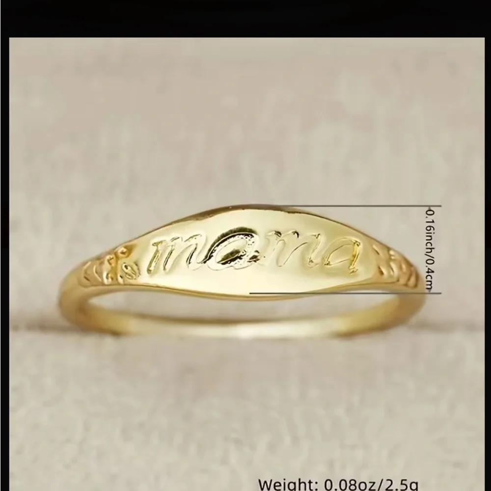 N/A gold engraved