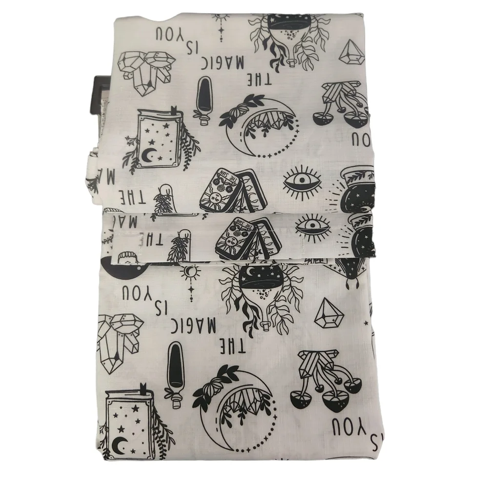 Witch Witchy Fabric Shower Curtain Halloween Decor 72x72