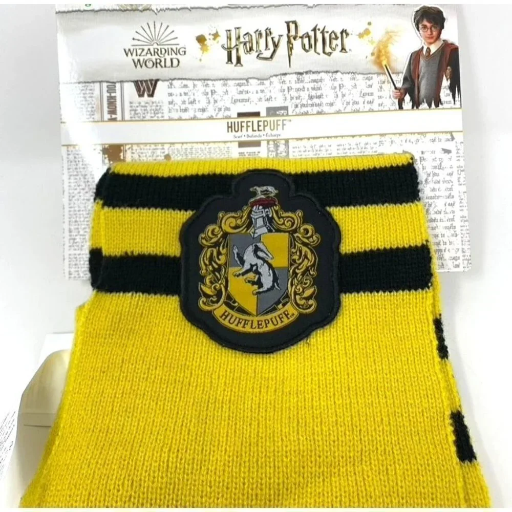 Disguise Kids' Harry Potter Hufflepuff Halloween Costume Scarf One Size