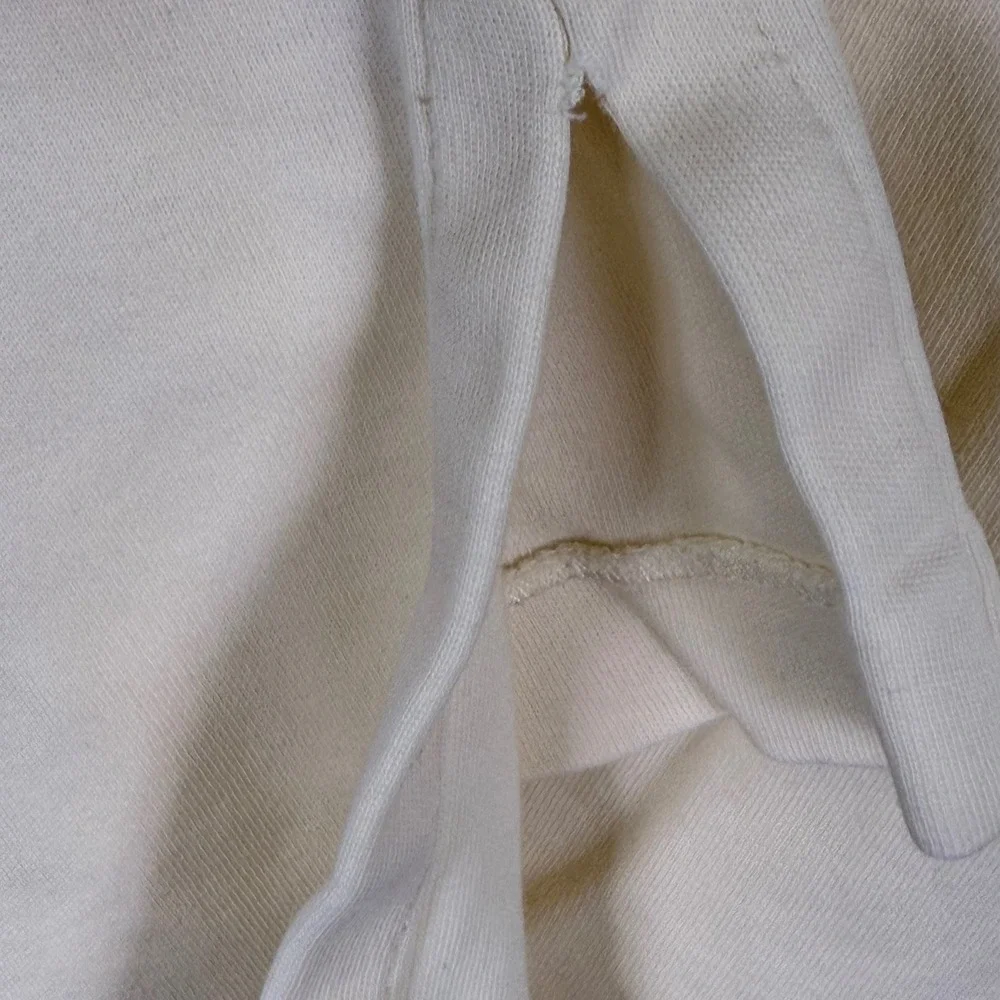 Vintage Polo Ralph Lauren Polo Shirt Mens L Ivory Cream Long Sleeve Classic Pony