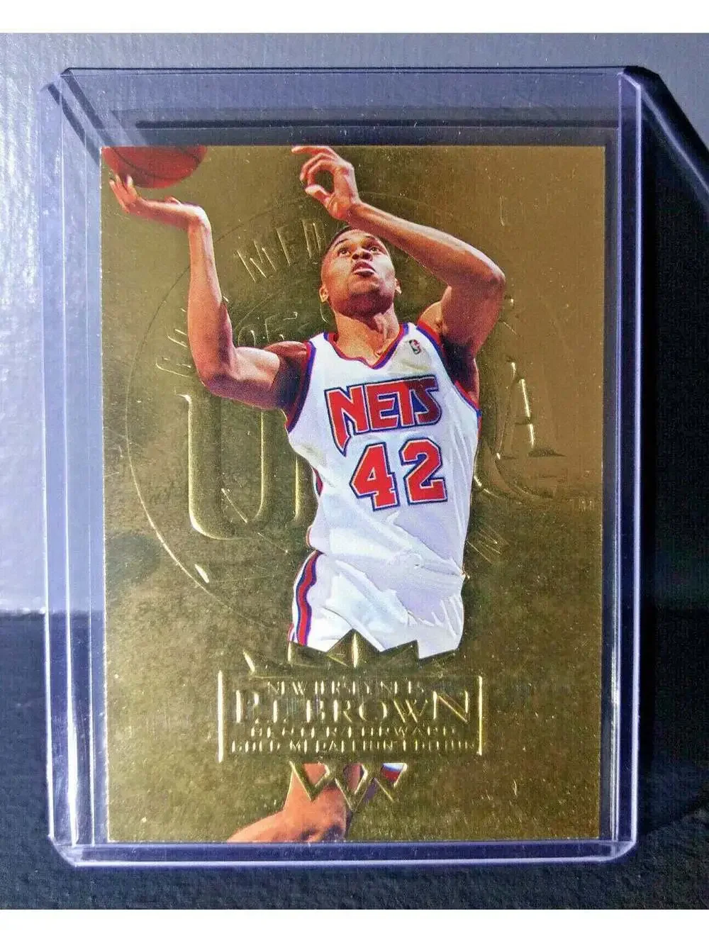 1995-96 PJ Brown Fleer Ultra Gold Medallion #112 Basketball Card