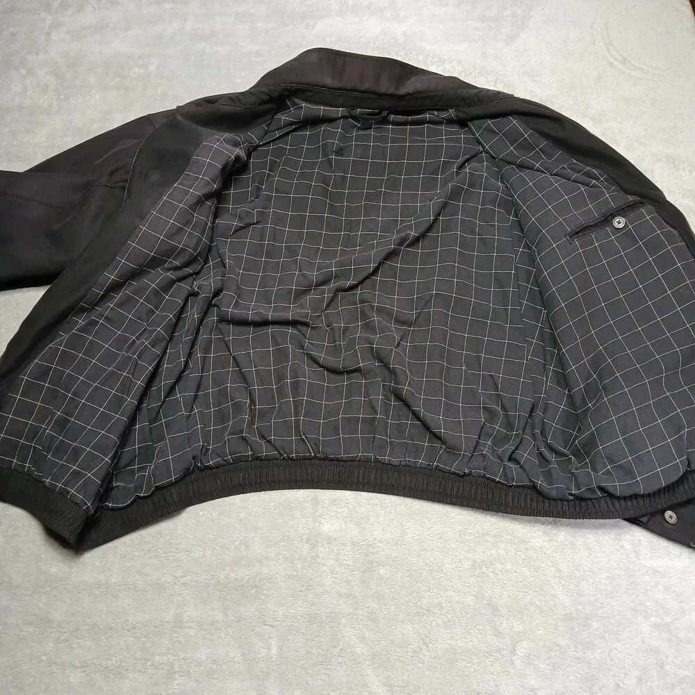 Polo Ralph Lauren Mens 2XL XXL Black Bi-Swing Harrington Windbreaker Old Money