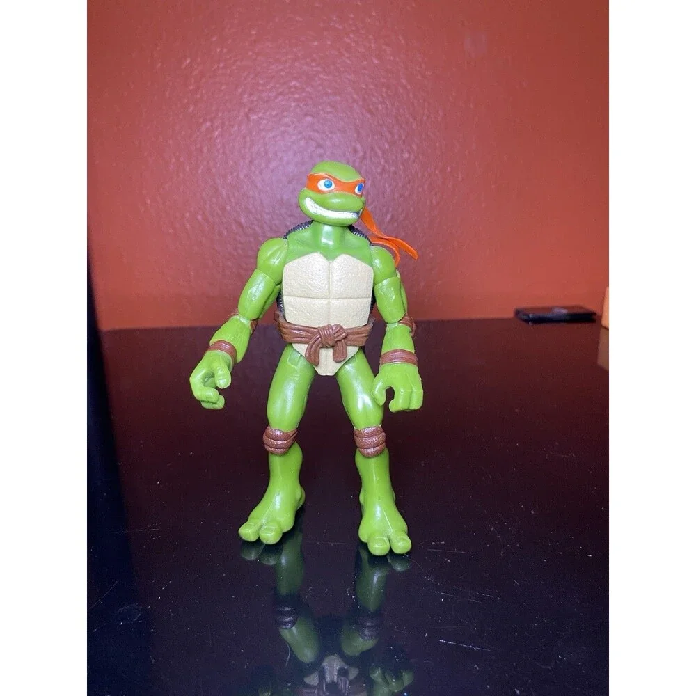 Vintage 2006 TMNT Michelangelo Action Figure Playmates Toys 5