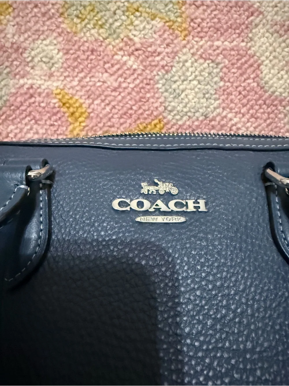 Coach suede sides