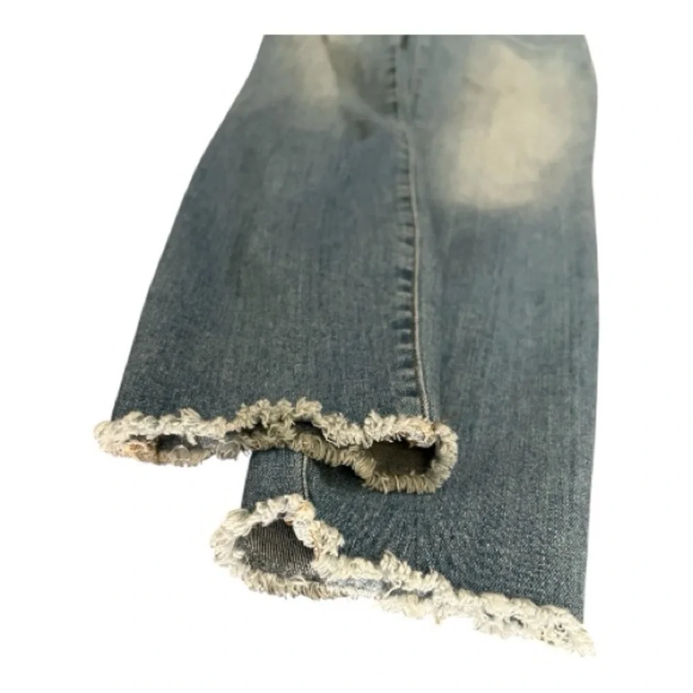 J.Crew 9” High-Rise Toothpick Skinny Jeans Sz 27 Button Fly Stretch Denim