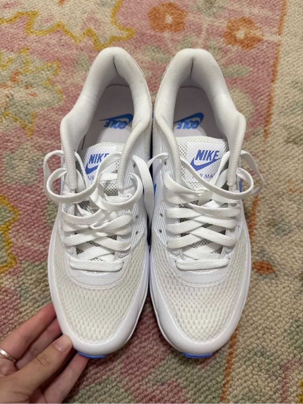 Nike white royal