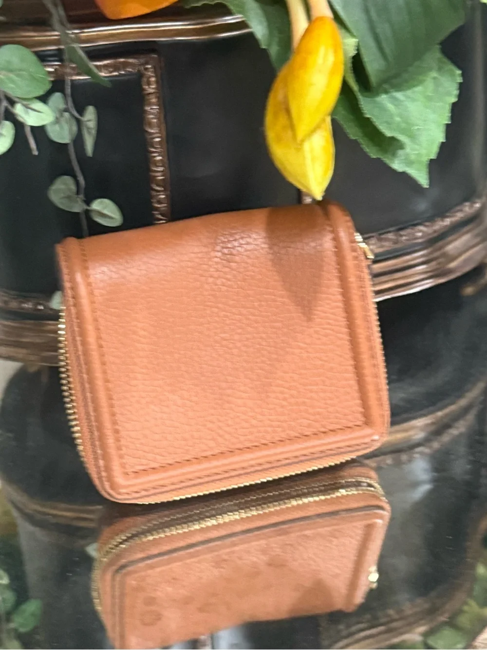 Tory Burch pebbled leather