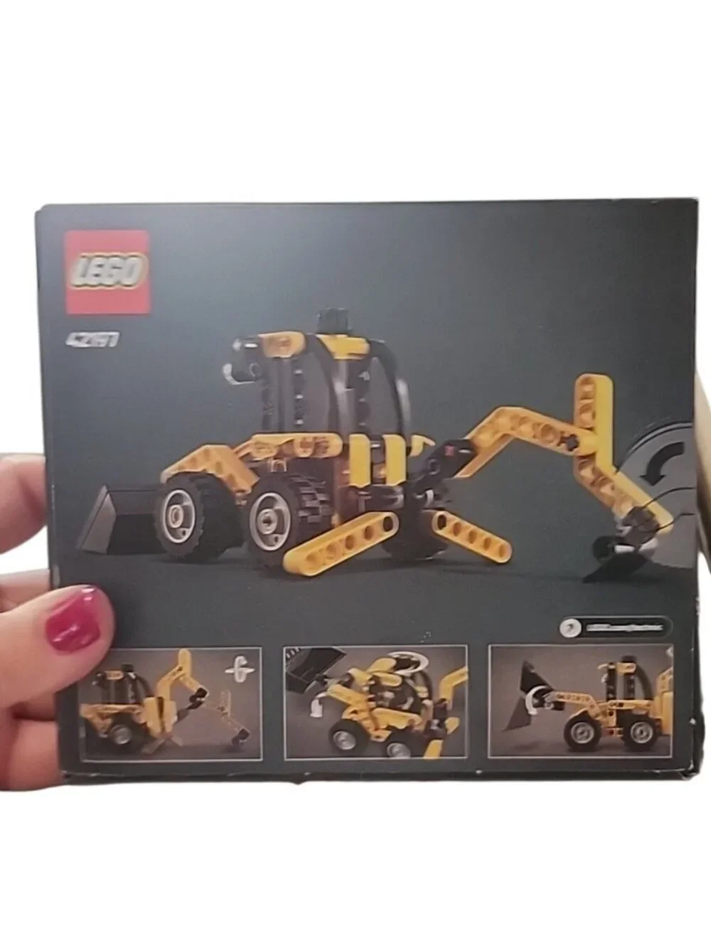 Lego technic backhoe
