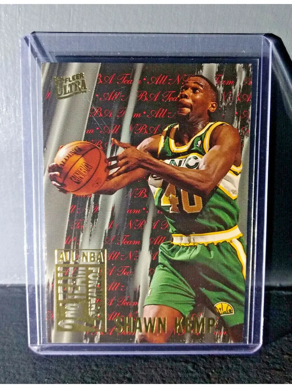 1995-96 Shawn Kemp Fleer Ultra All-NBA Team #7 Basketball Card
