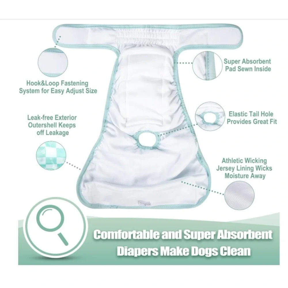 Wegreeco set diapers