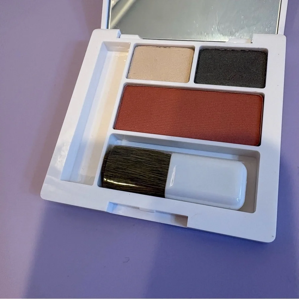 Clinique Palette All About Shadow Duo in 06 Neutral Territory & Blush in 06 Fig