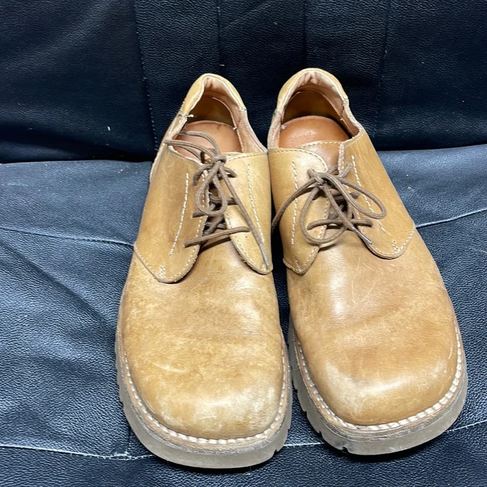 Men's Rockport Tan Casual Shoes Size 9 European 20 leather upper