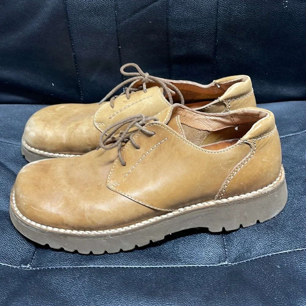 Men's Rockport Tan Casual Shoes Size 9 European 20 leather upper