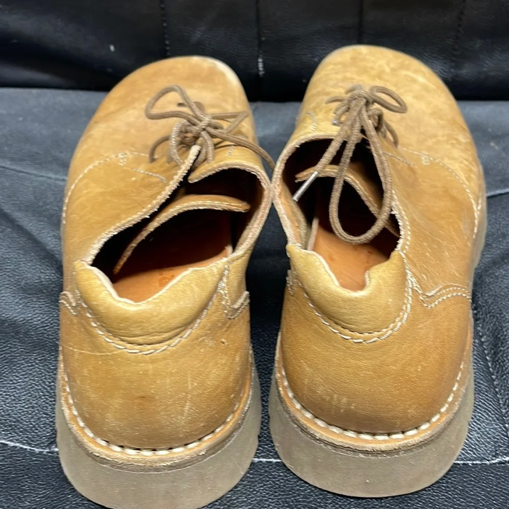 Men's Rockport Tan Casual Shoes Size 9 European 20 leather upper