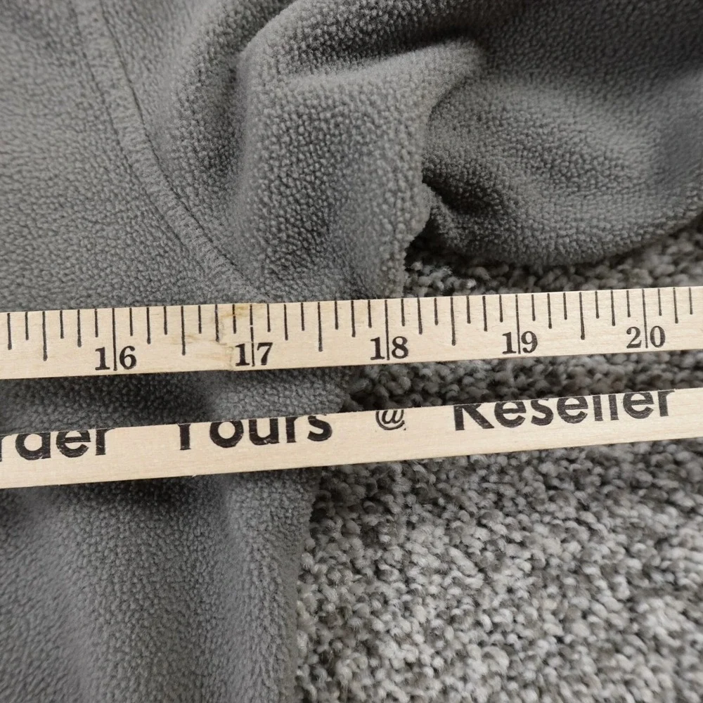North Face Jacket Girls L 14-16 Gray Zip Fleece Pile Sweater Sweatshirt Hiking‎