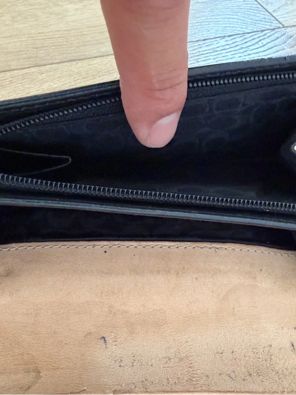 Coach wallet used
