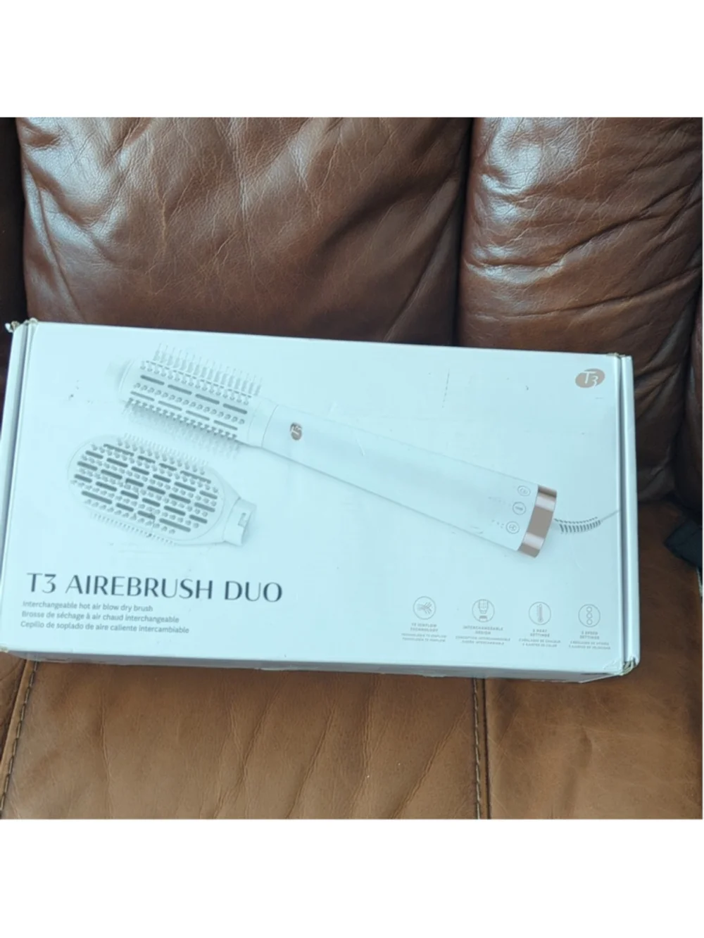 T3 Airebrush Duo Interchangeable Hot Air Blow Dry Brush