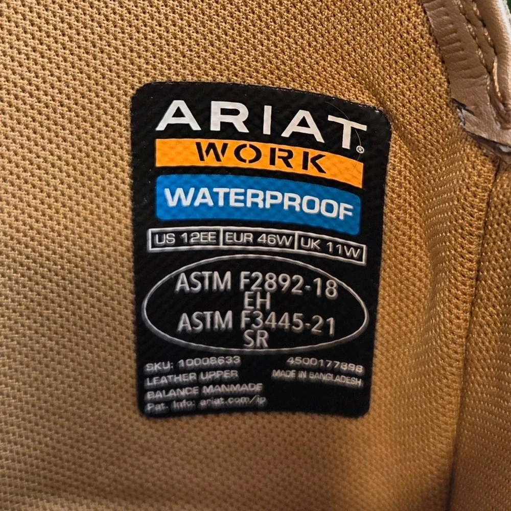 Ariat workhog h2o
