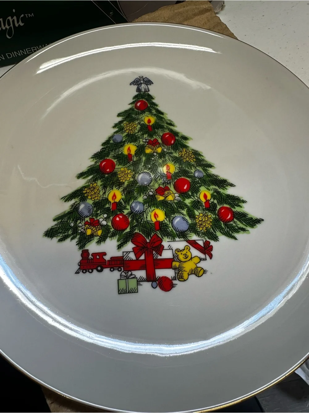 Jamestown China around residue salad