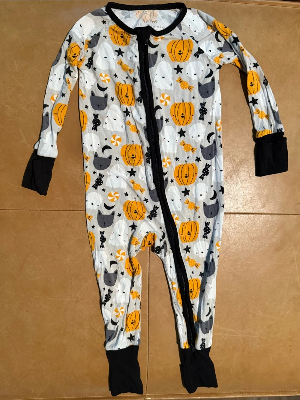 Little Sleepies Viscose Bamboo Boo Crew Footie 6-12M