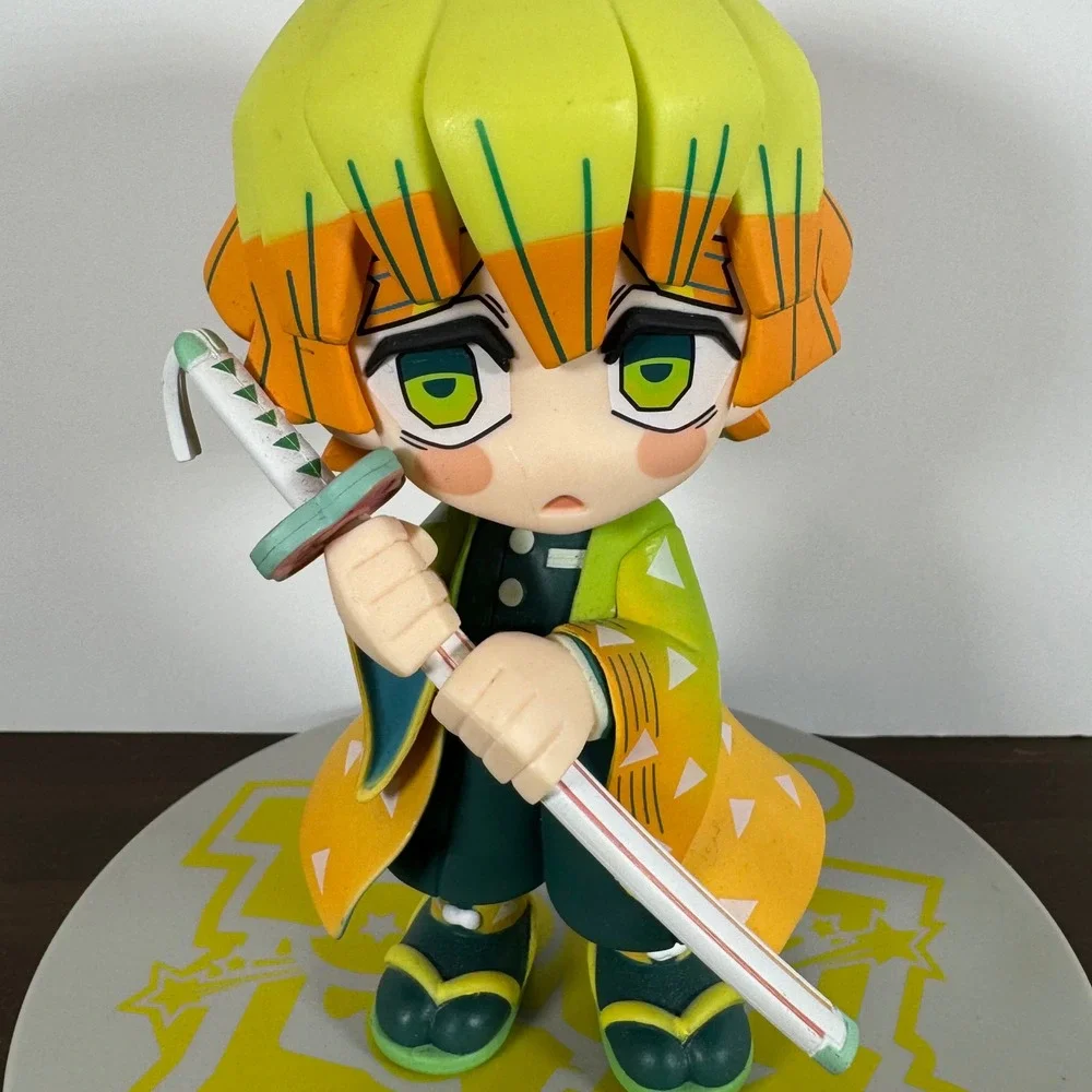 Banpresto Demon Slayer Zenitsu Agatsuma Q Posket Petit Figure Yellow 5.5in Cute