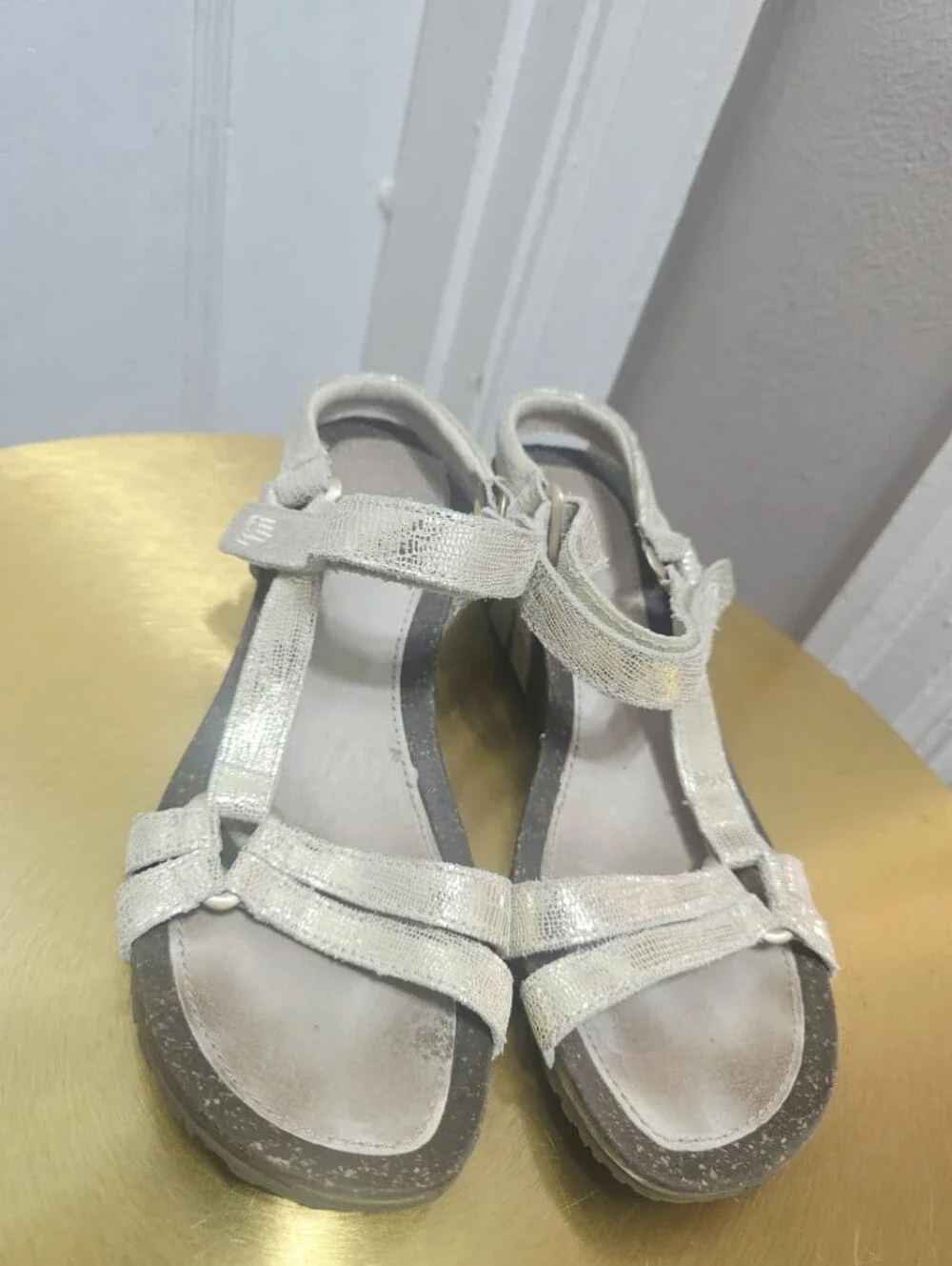 Teva glittery strap