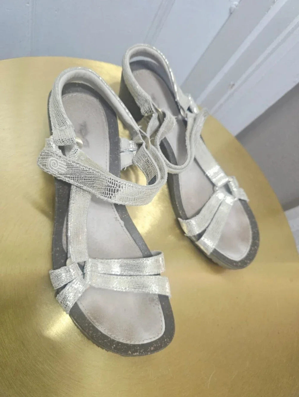 Teva glittery strap
