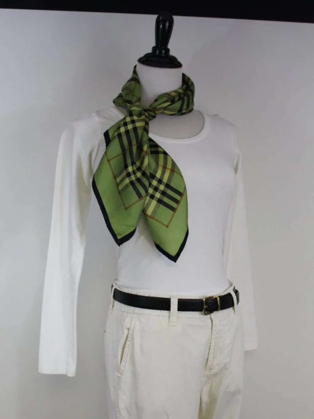 Source Unknown green tartan