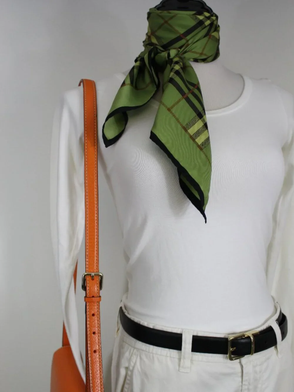 Source Unknown green tartan