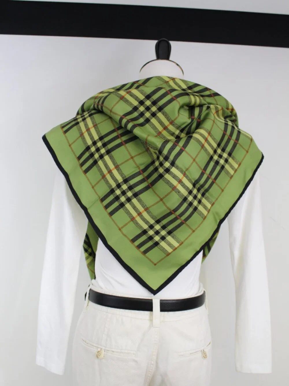 Source Unknown green tartan