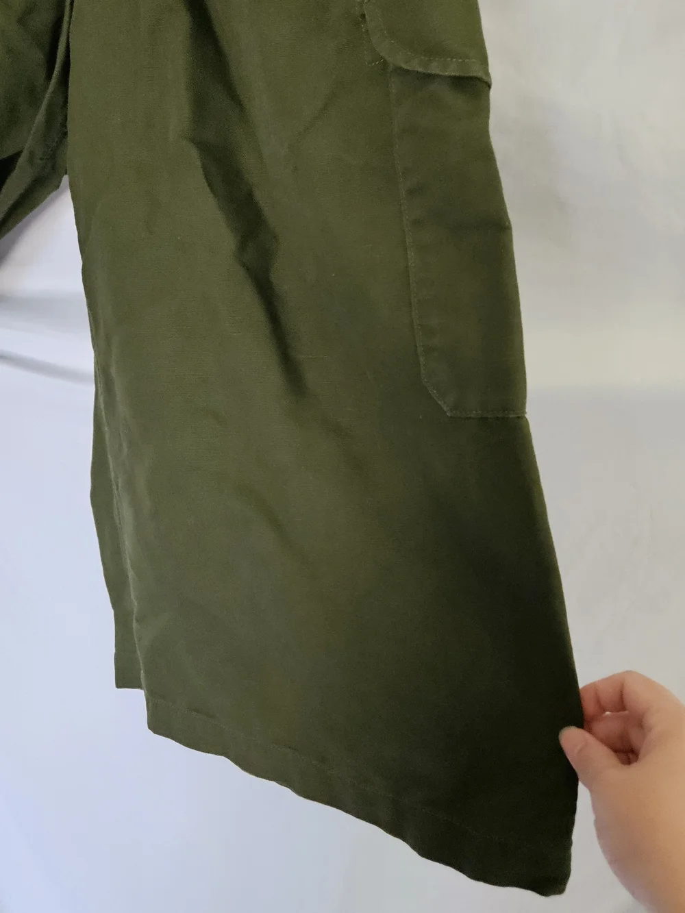 Banana Republic wide leg pleated culottes Womens 4 Olive Green Lagenlook Linen