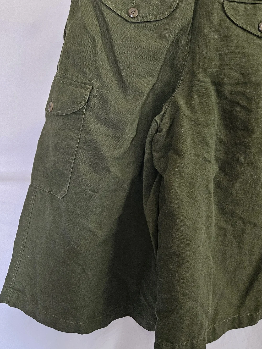 Banana Republic wide leg pleated culottes Womens 4 Olive Green Lagenlook Linen