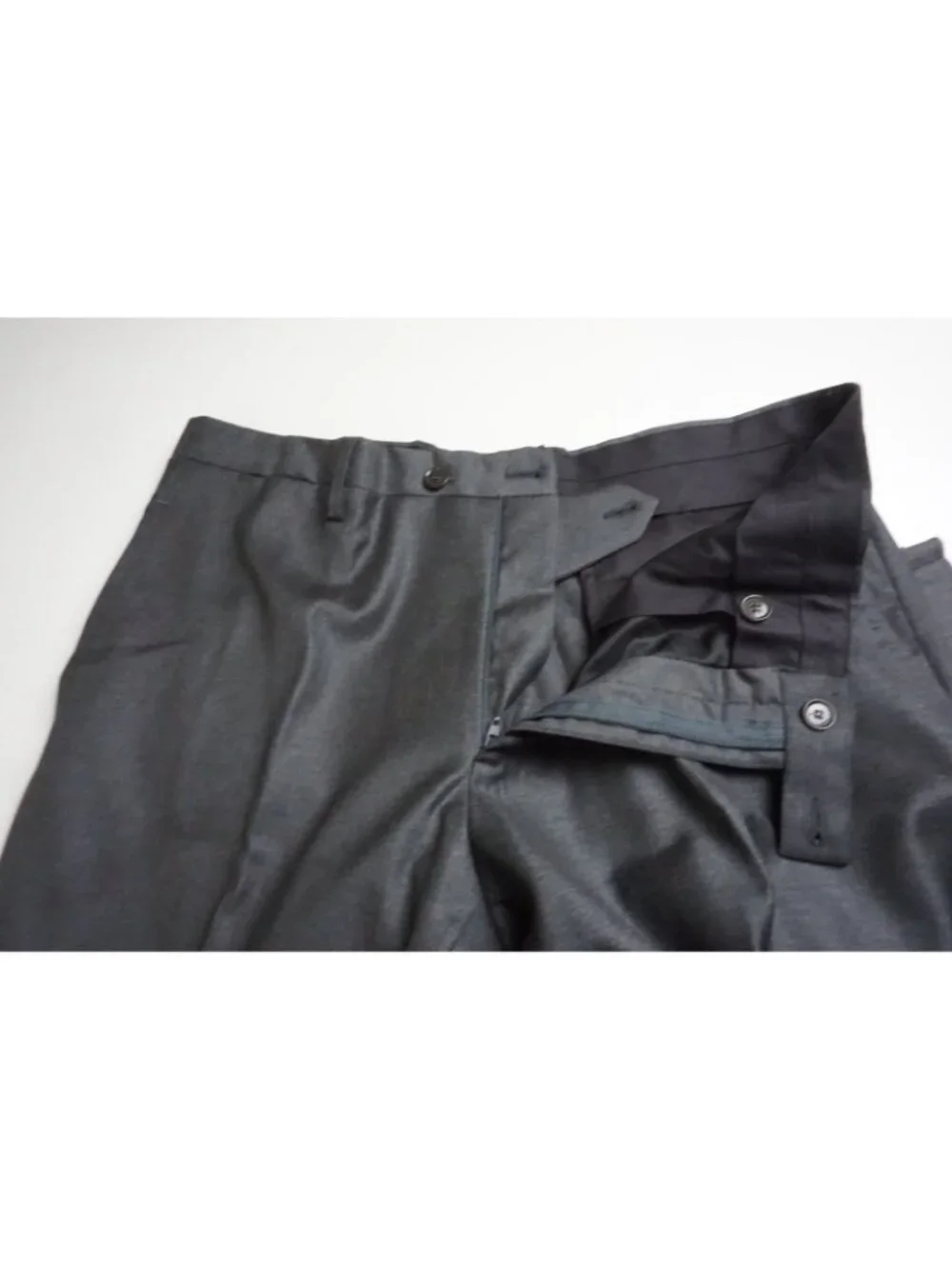Riviera Milano Gray Loro Piana Wool 2 Pc Suit Jacket Pants Sz 42R Brand New