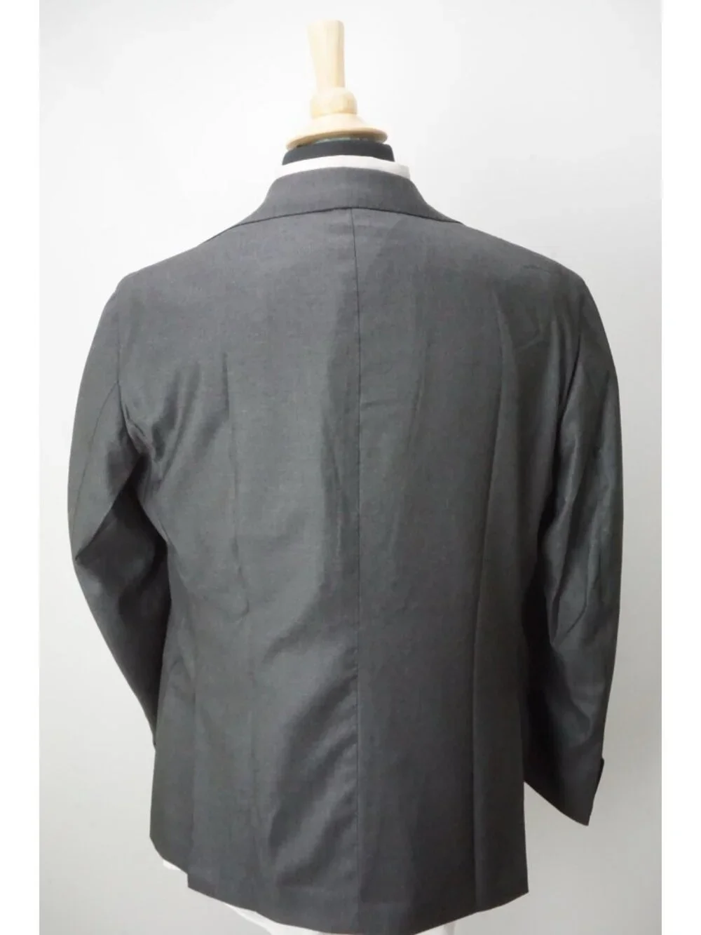 Riviera Milano Gray Loro Piana Wool 2 Pc Suit Jacket Pants Sz 42R Brand New