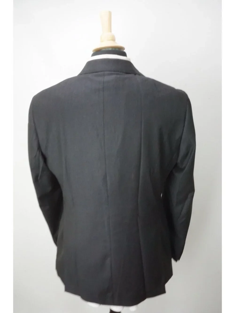 Flannel Bay Charcoal Gray S110s Wool 2 Pc Suit Jacket Pant 38 Brand New
