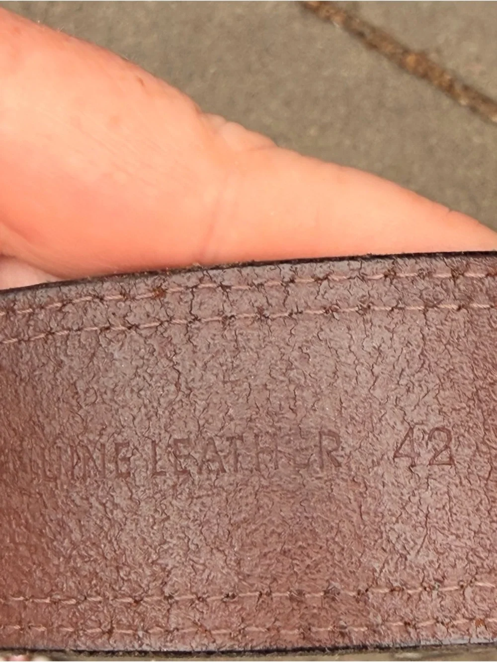 Carhartt buckle features marks