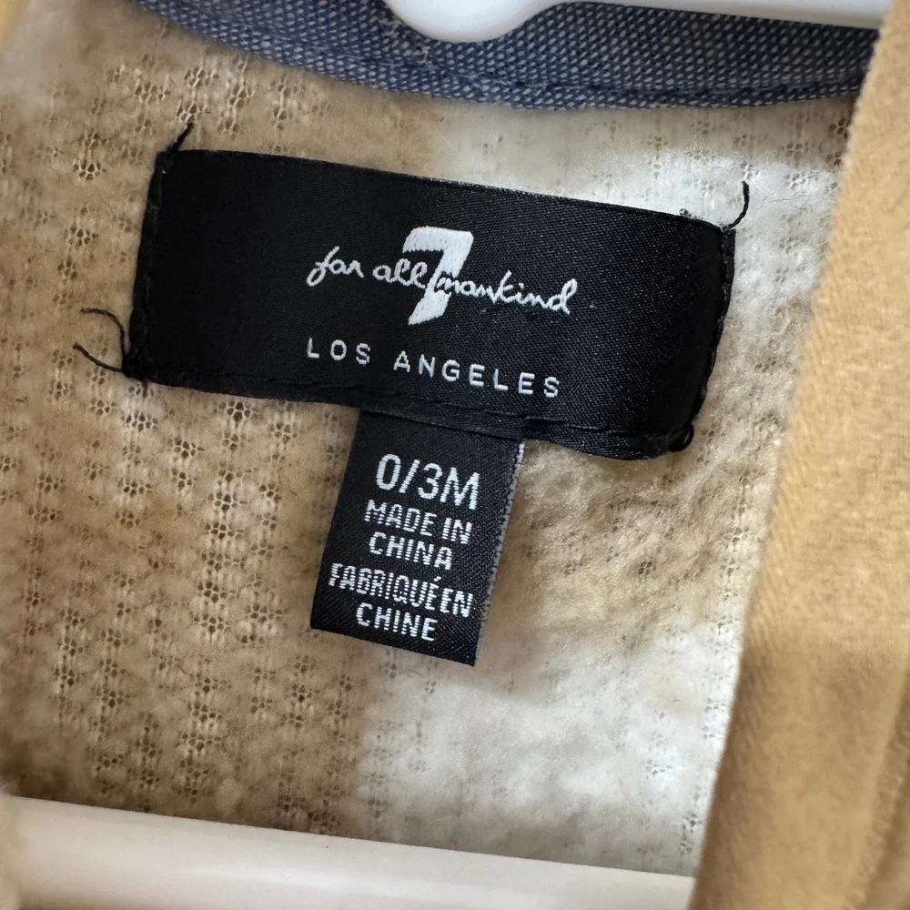 7 For All Mankind plush sherpa
